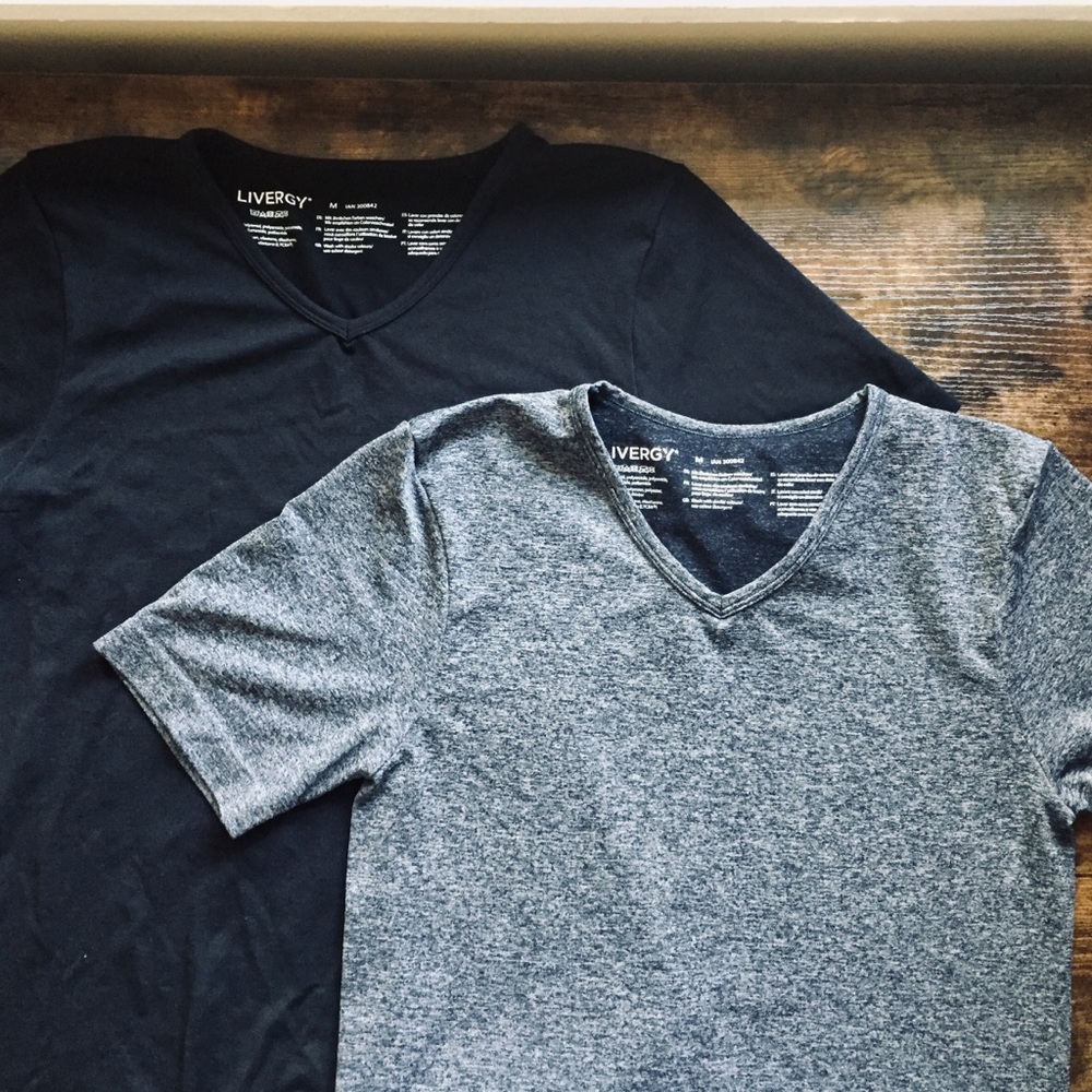 !!FREE WITH PURCHASE!! Livergy Pair of T-shirts